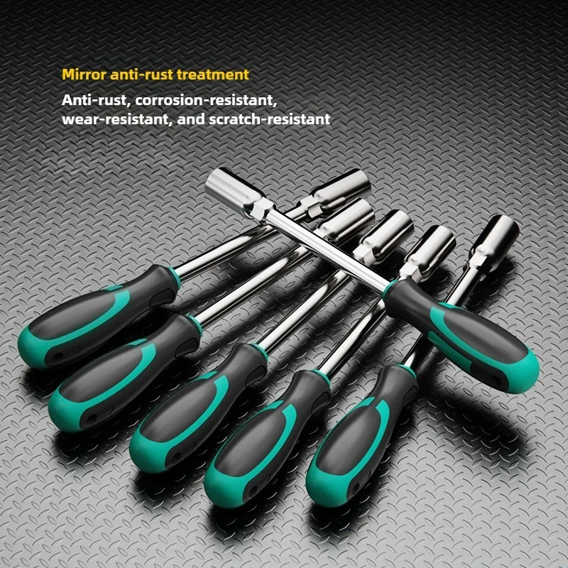 

External Hex Screwdriver Socket Wrench Set M5 M4 Hexagonal Nut Key Extend Driver 5 5 8 10 13 14 7mm