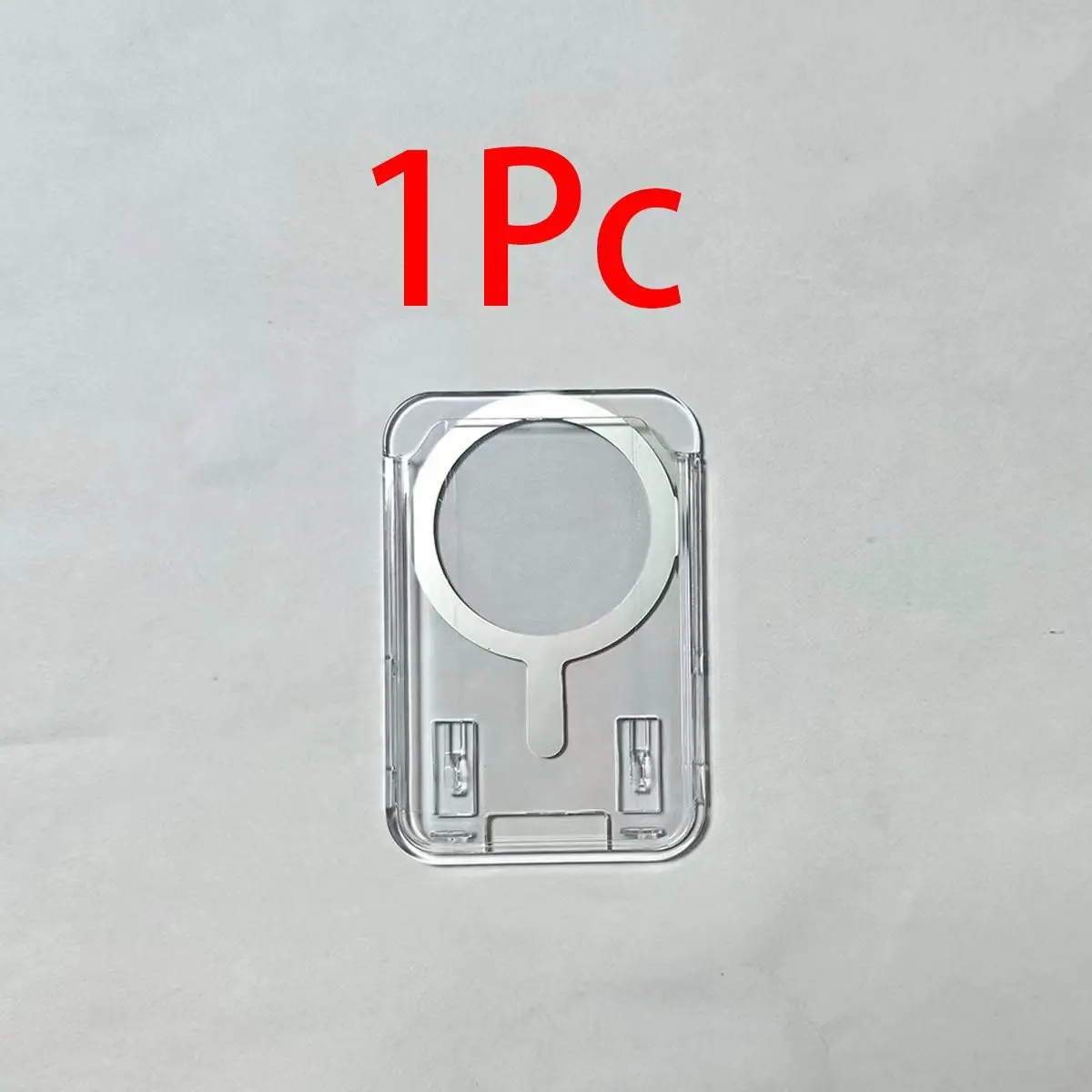 3-teiliges magnetisches Handy-Kartenetui, geeignet für Apple Card Wallet, kompatibel mit allen magnetischen Handyhüllen, transparente Schutzhülle für iPhone 17/16/15/14/13/12 Max Air Plus, kratzfeste Handyhülle aus PC – Detail 7