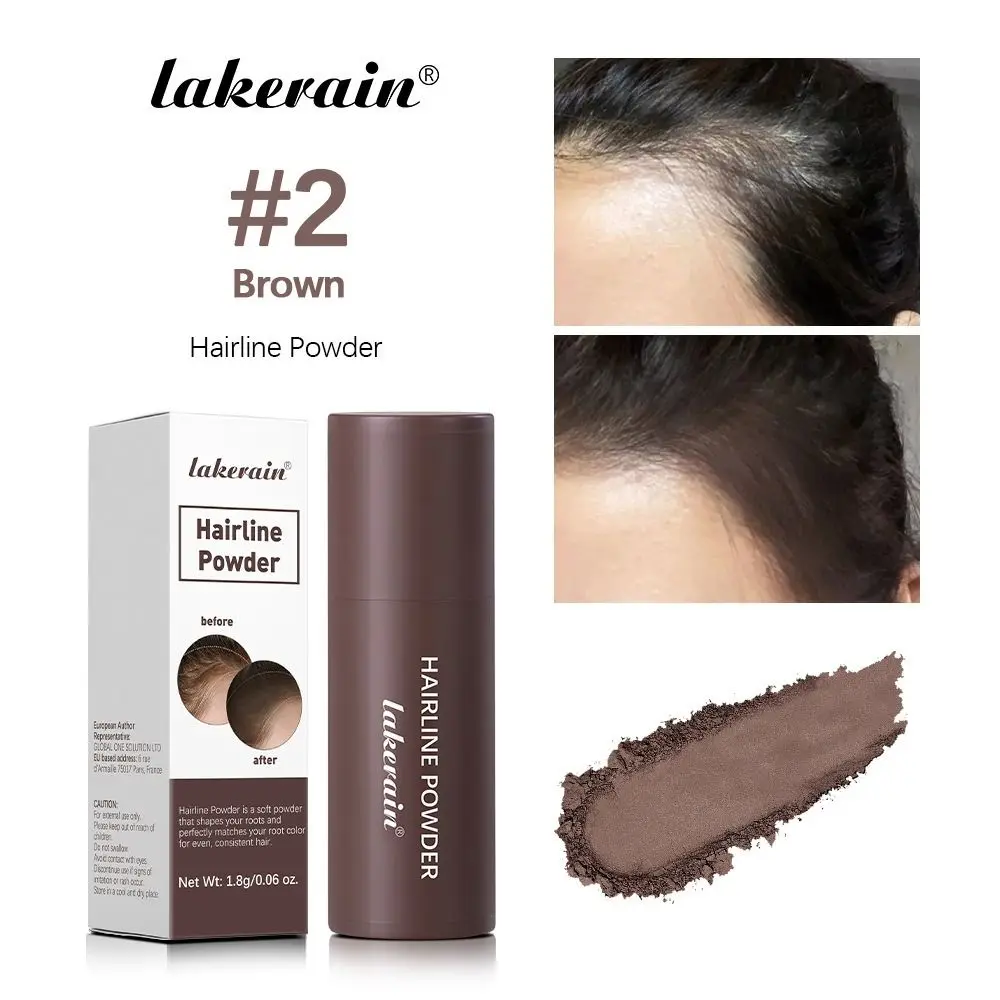 New Waterproof Hairline Powder Anti-Sweat Volumizing Root Cover Powder Buildable Long Lasting Hair Filler Powder Cosmetics