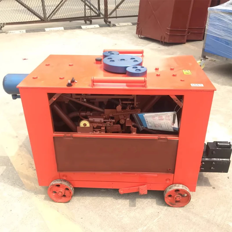 Máquina de dobra e corte de vergalhão hidráulico modelo 32 Equipamento de construção de dupla finalidade para corte de ferro e (personalizado)