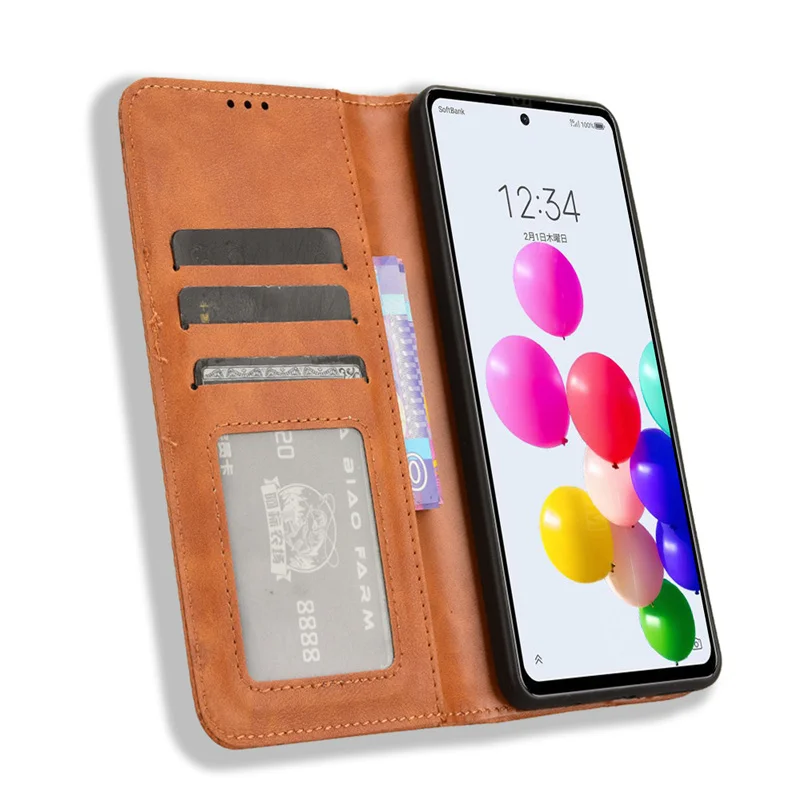 Pertain to ZTE Anshin Family luxury magnetic retro wallet skin PU leather case for ZTE Anshin Family A303ZT Magnetic phone case