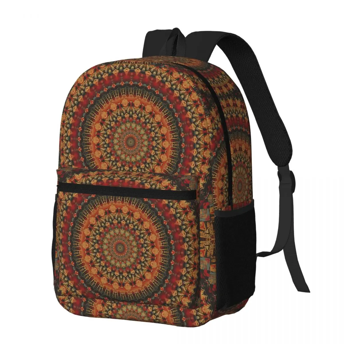 atinfor Mandala Flower Printing Women Backpack Female Laptop Student Bookbag School Bag for Teenage Girl Book Bag