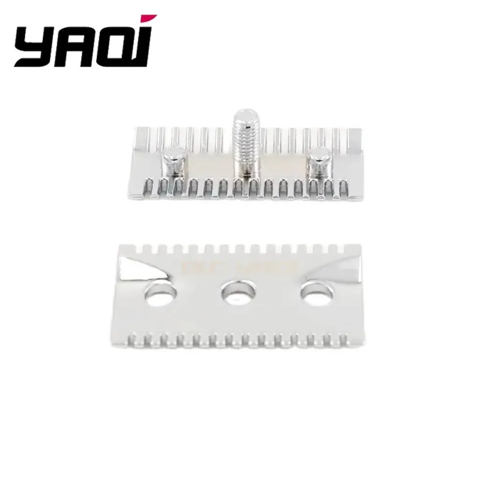 Yaqi Chrome Mellon Mens Safety Razor Head for Shaving Razors
