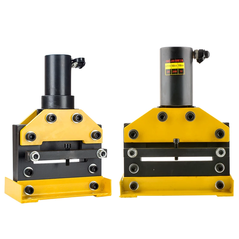CWC-200 Electric Pump Assisted Hydraulic Cu Al Cutting Machine Busbar Processing and Metal Sheet Cutting Tool