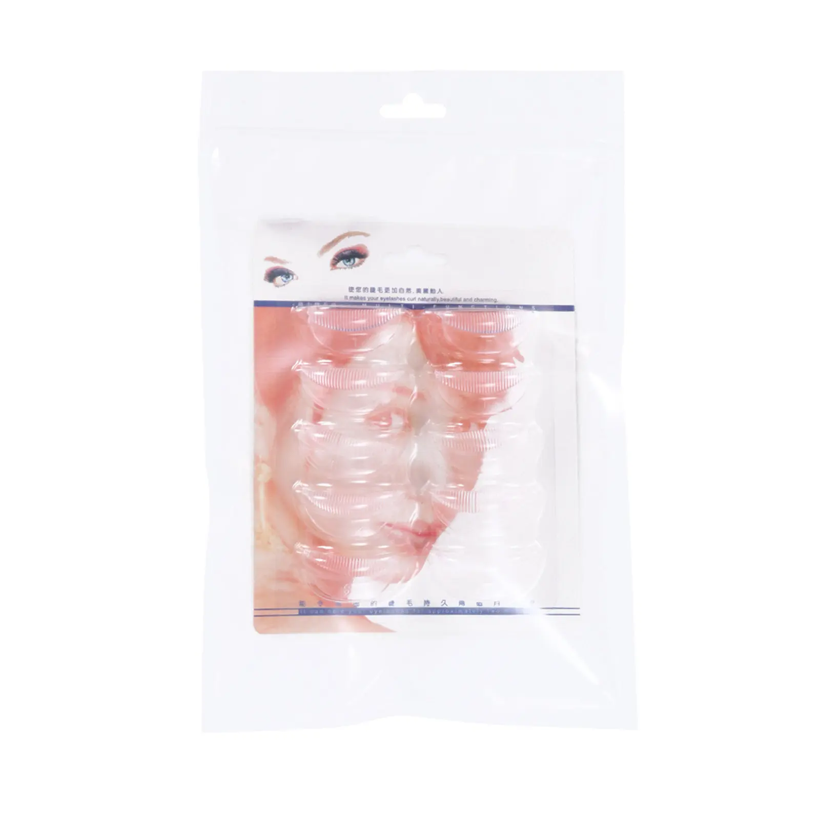 5Pair Silicone Eyelash Perm Kit Silicone Lash Lift For Beautician Pads Imbedded Straight Groove Lines Perfect