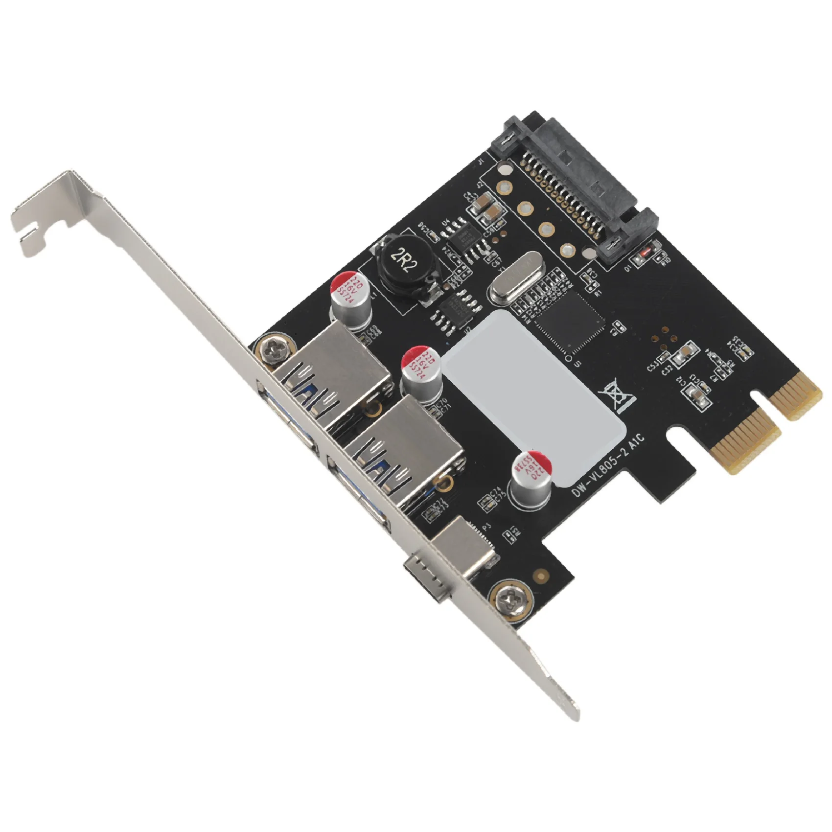 

Usb 3.1 Type C Pcie плата расширения Pci-E к 1 Type C и 2 Type A 3,0 Usb адаптер Pci Express контроллер концентратор для настольного ПК