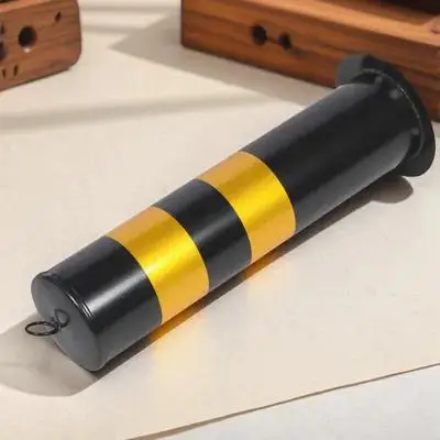 Parking Barrier Stainless Steel Safety Bollard Driveway Security Post Reflective Warning Column Traffic Safety Post