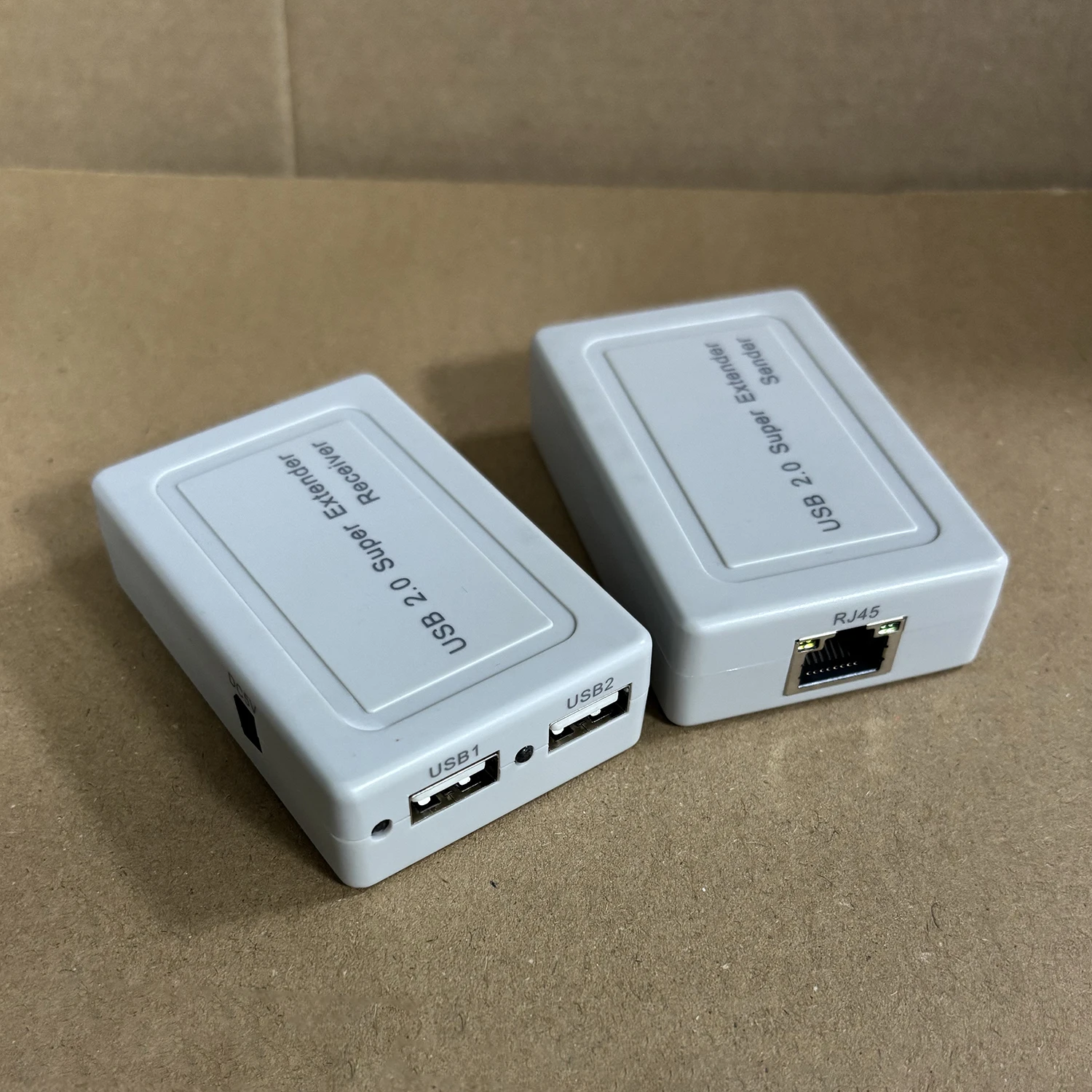2-Port USB 2.0 Extender Over Cat5e/6 Cable 100m RJ45 Ethernet Cable Adapter for PC Webcam Camera Mouse Keyboard Printer U Disk