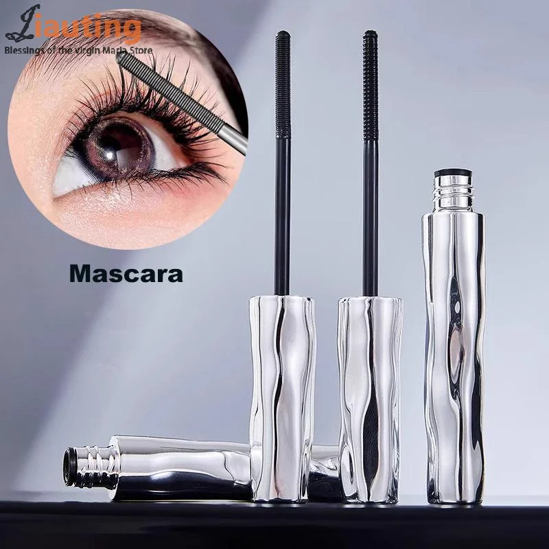 Waterproof 3D Lengthening Mascara Black Steel Tube Eyelash Primer Eye Lashes Brush Long-Wearing Silk Mascara Cosmetics Gift