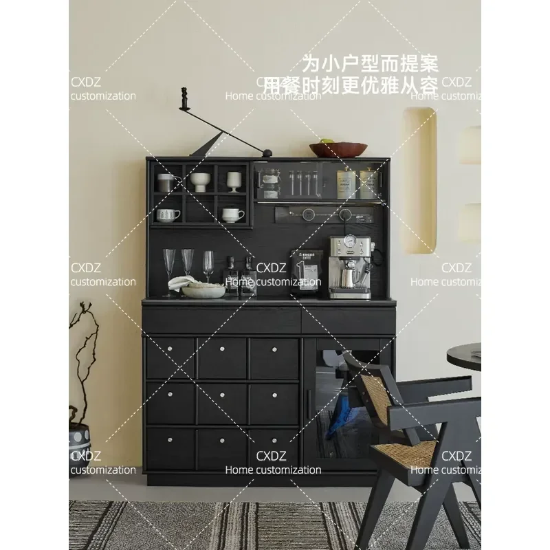 Twilight solid wood dining side cabinet against the wall integrated locker floor-to-ceiling wine cabinet living room storage