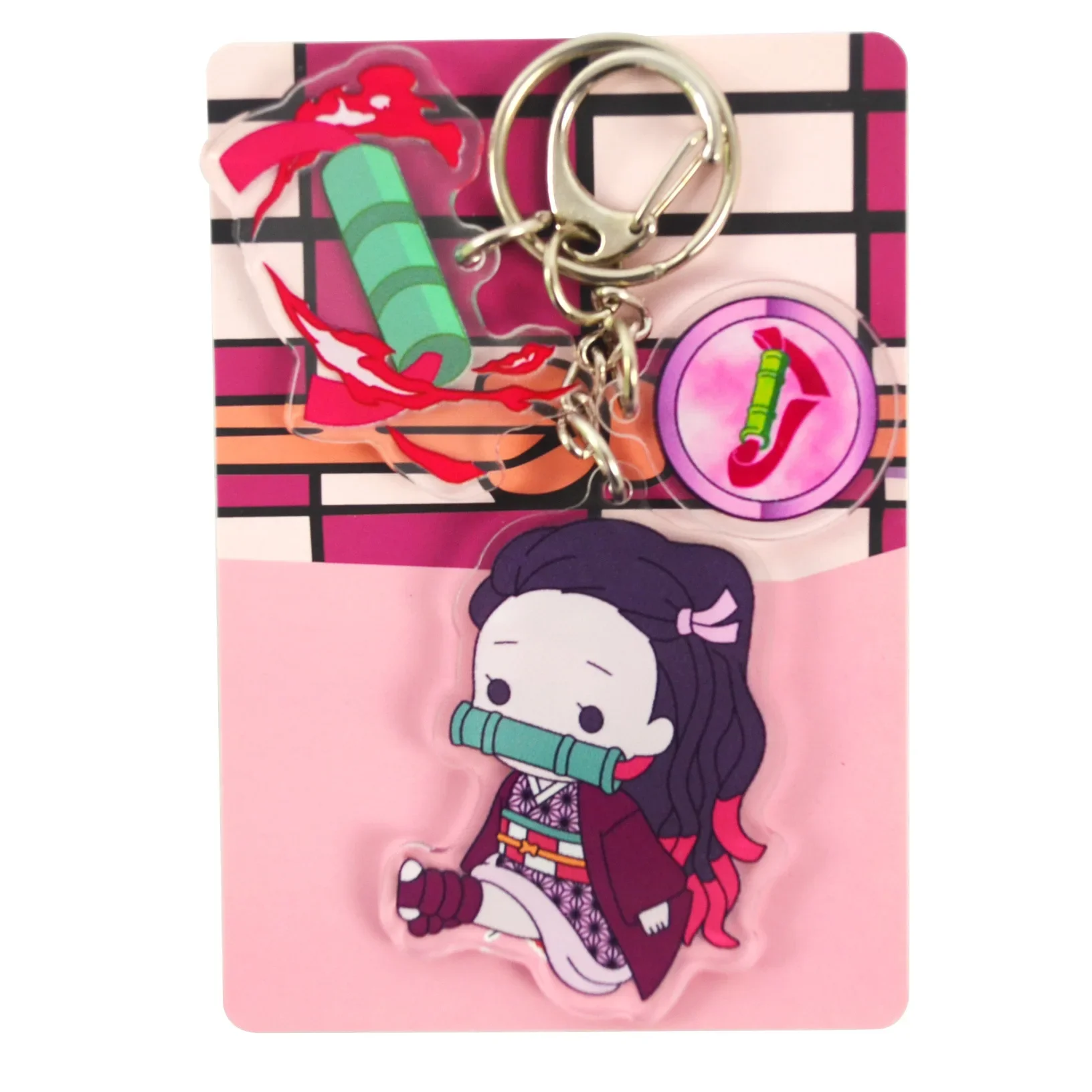 Nuova decorazione acrilica Demon Slayer Anime Tanjirou Nezuko Badge regalo per feste cosplay regalo per fan
