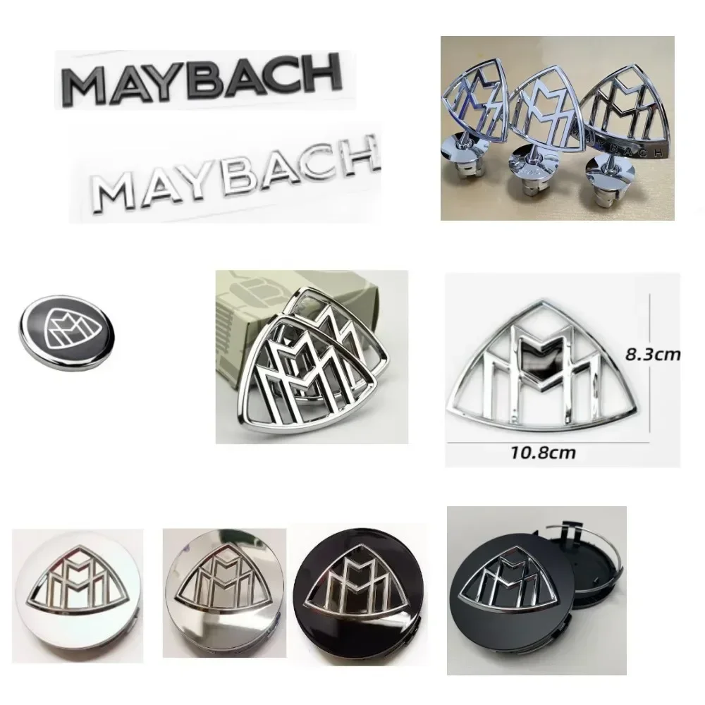 

Front Side Rear Trunk Emblem Badge Sticker for Mercedes Benz Maybach GLS S S560 S600 S650 S680 GLS600 GLS680 GLS450 W222 W205