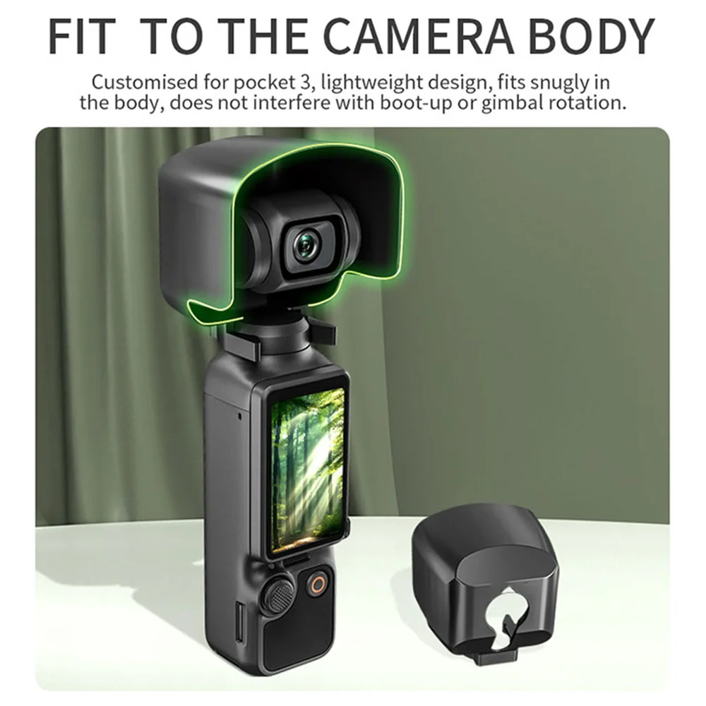 Camera Lens Sun Shield Hood PTZ Protective Cover for DJI Osmo Pocket 3 Camera Accessories