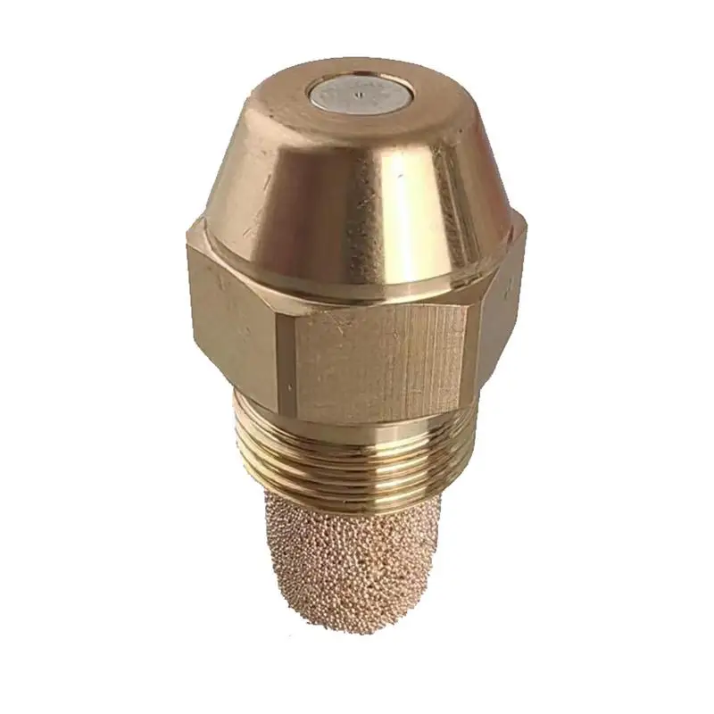 Diesel Fuel Jet Brass Burner Oil Nozzle Burner 0.35 GPH 60Degree Boiler Injection Waste Oil Burner Nozzle Replacement Oil Nozzle