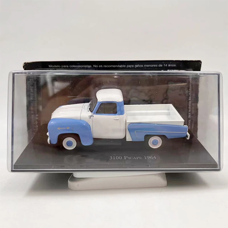 Diecast Original 1:43 Scale 3100 PICAPE 1964 Pickup Simulation Alloy Car Model Static Display Collectible Toy Gift Souvenir