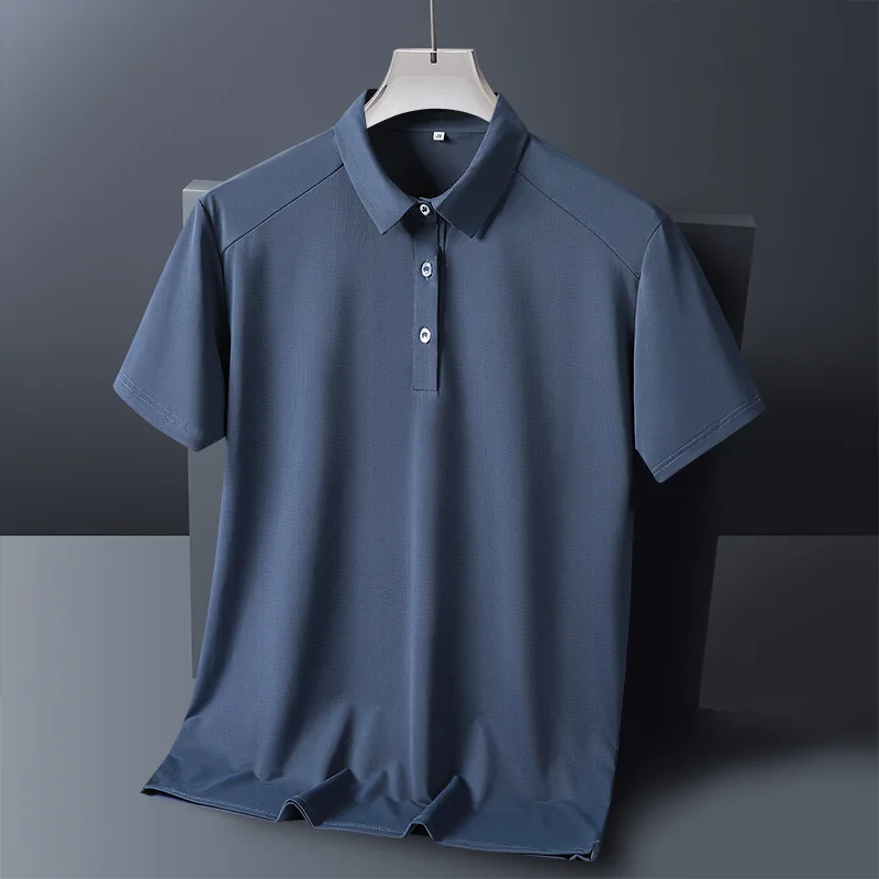 Polo T Shirt for Men Plus Size 9XL 150kg Loose Shirt Polos Collar Short Sleeve Tee Man Casual Formal Big Size Oversized Tops