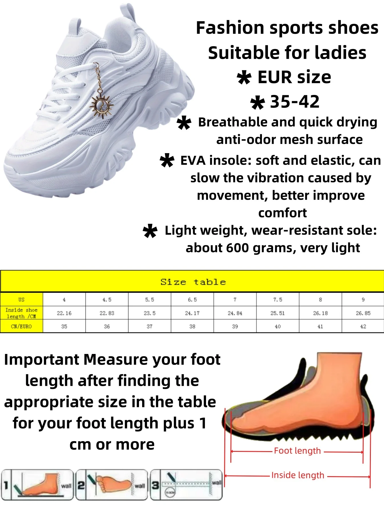 Women\'s four seasons outdoor sports shoes pure white water platform summer sandals soft sole cushioned running shoes for women