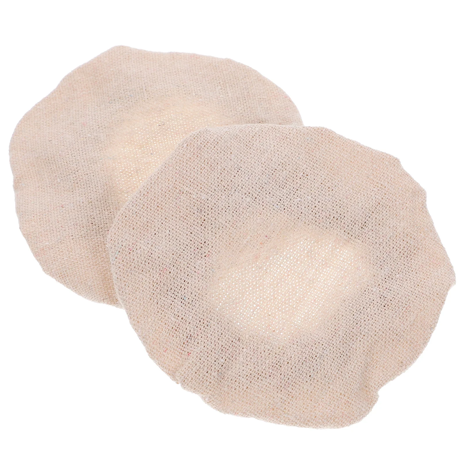 

2pcs Cloth Cover Wide Mouth Canning Lids Reusable Bottle Lid Dried Fruit Kitchen Protector Glass Jar Lids Replacement Household