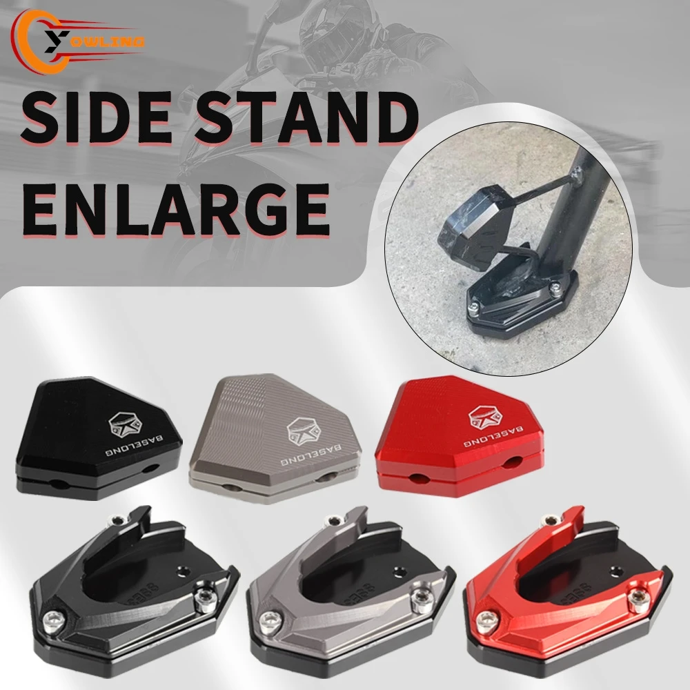 

Motorcycle CNC FOR SYM HUSKY150 DRG150 DRG158 MMBCU Kickstand Foot Side Stand Extension Enlarger Support Plate Pad Accessories