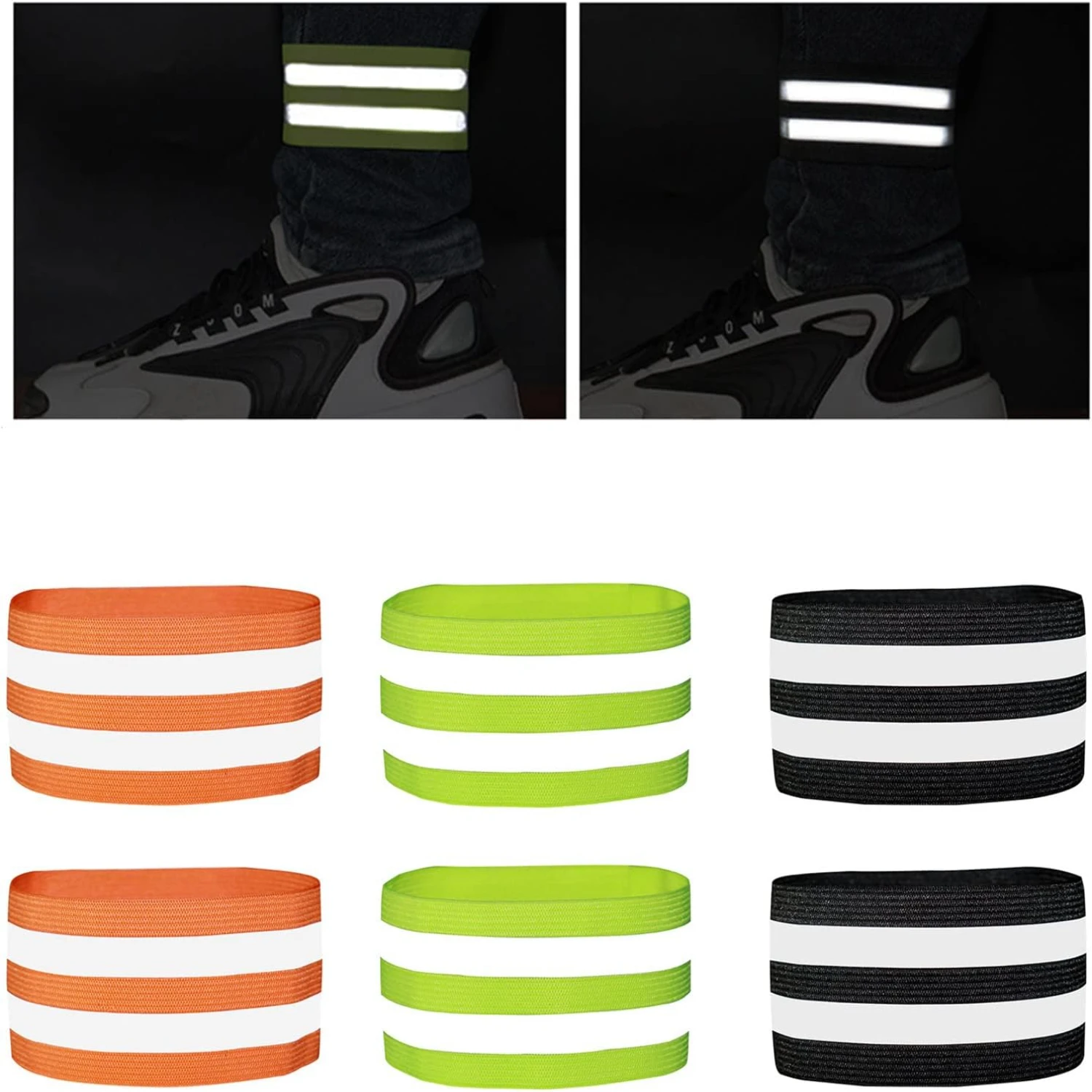 Enhance visibility and safety with high-quality reflective gear suitable for running, cycling, and walking in low-light conditio