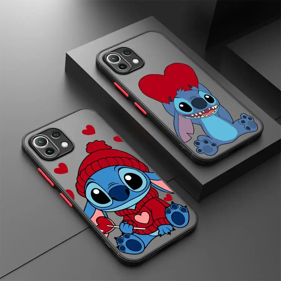 حافظة هاتف ديزني ستيتش اللطيفة لهاتف شاومي ريدمي نوت 11 12 13 برو بلس 11 12Pro 10 Pro 4G 8T 9S 10S 11S 12S Soft