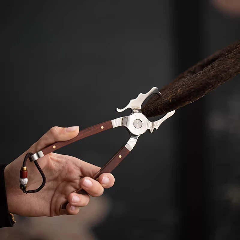 Thickened Stainless Steel Tea Pliers, Multifunctional Pu'er Tea Knife Durable Tea Cake Opener, Practical Household Tea Ware Tool