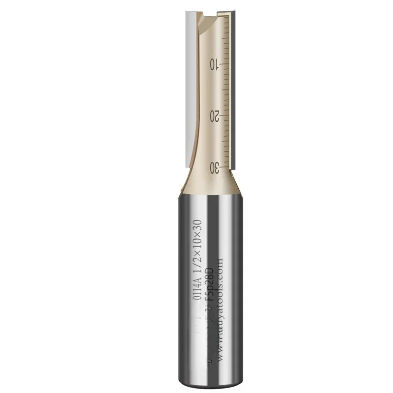 Double Edged Straight Router Bit Woodworking Milling Cutter for CNC Cutting Carving Grooving Trimming