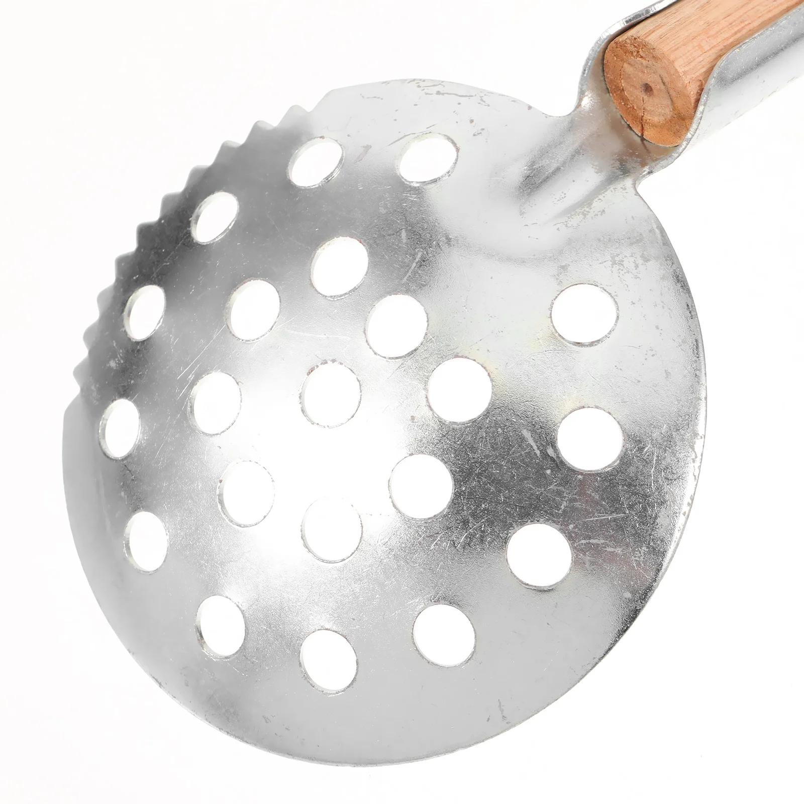 

Professional Ice Fishing Scoop Serrated Reusable Skimmer for Outdoor Ice Fishing Equipment Use