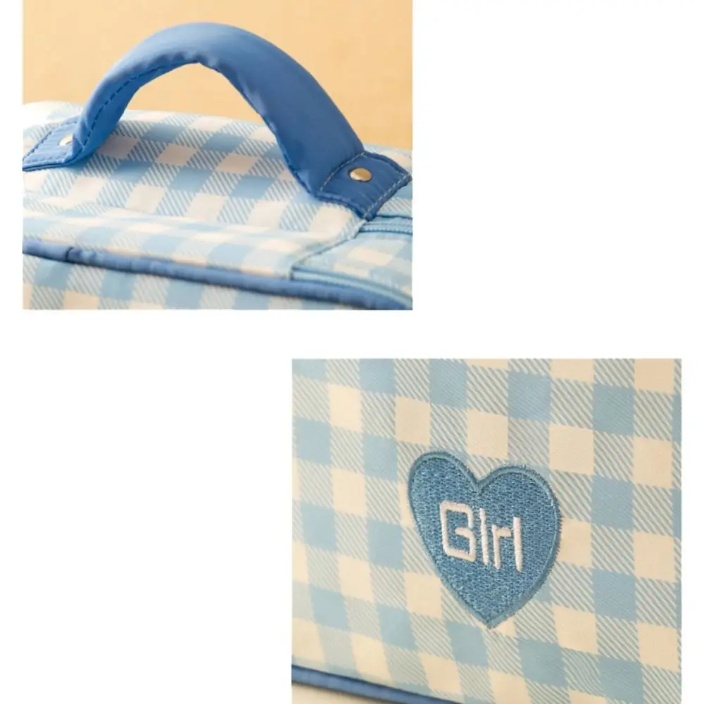 Storage Organizer Large Capacity Makeup Bag Portable Waterproof Clothing Storage Bag Handheld Double-layer Toiletry Bag Closet