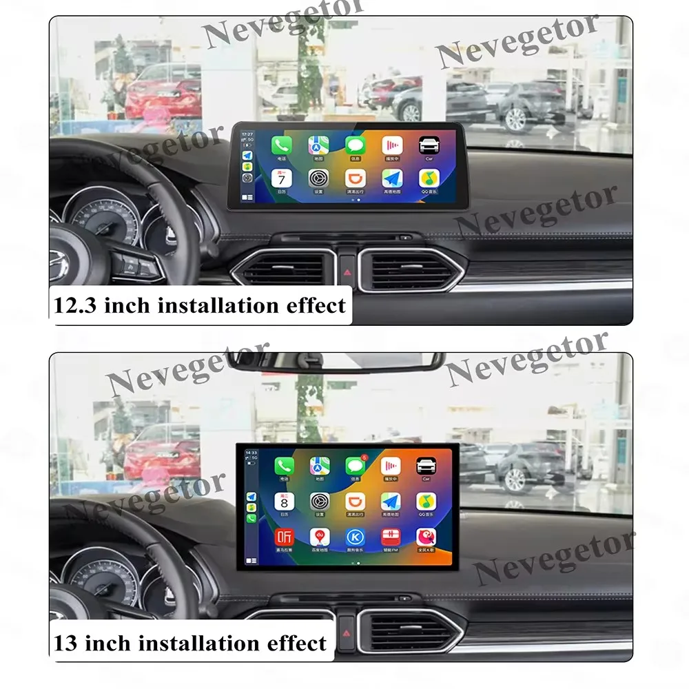 Car Android  Radio For MAZDA CX5 CX-5 CX 5 2012 2013 - 2015 Auto 13 inch Stereo Multimedia Player GPS Navigation QLED 1920*1200