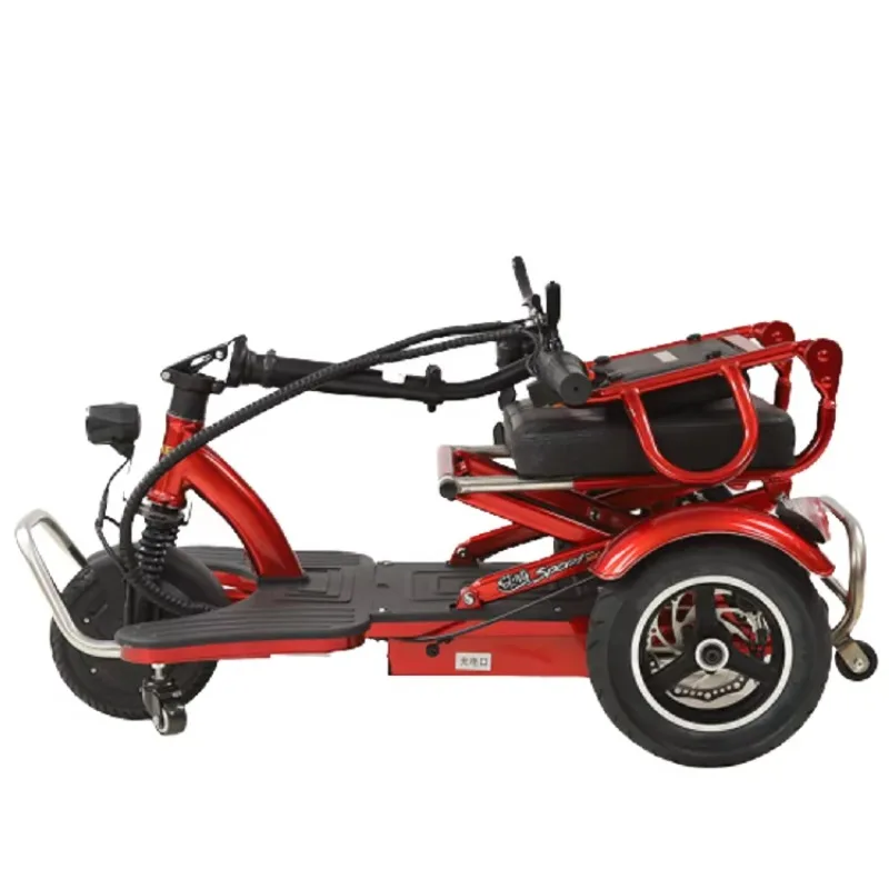 Aluminum Alloy Folding Three Wheels Lightweight Electric Mobility Scooter