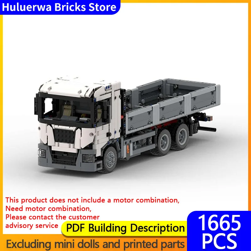 

Модель скоростного гоночного автомобиля MOC, строительные кирпичи, классический бортовой грузовик, модульная технология, детские праздничные подарки, сборка игрушек, костюм