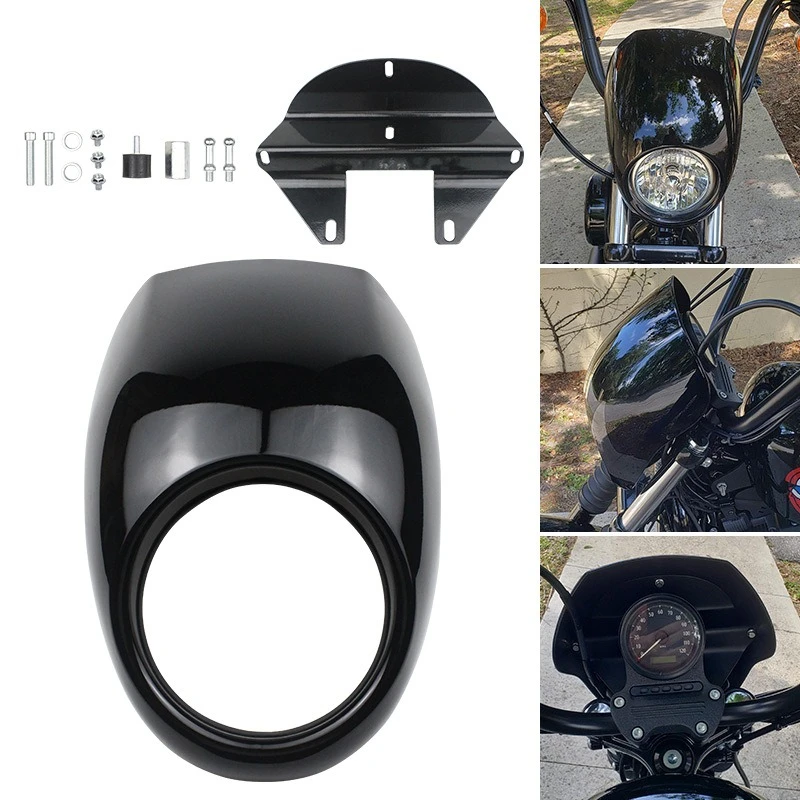 

Motorcycle 883 XL1200 modification parts, motorcycle headlight cover, head cover, fairing, headlight cover