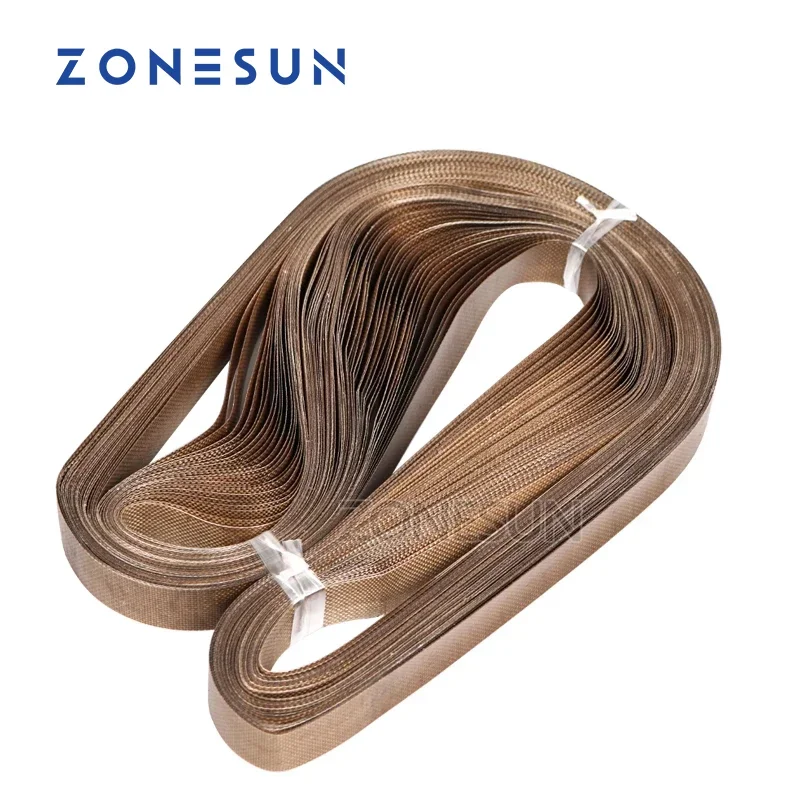 zonesun selador do filme plastico para a maquina da selagem correia para fr 900 sf150 bolsa plastico 75015 mm 50 pcs lot 01