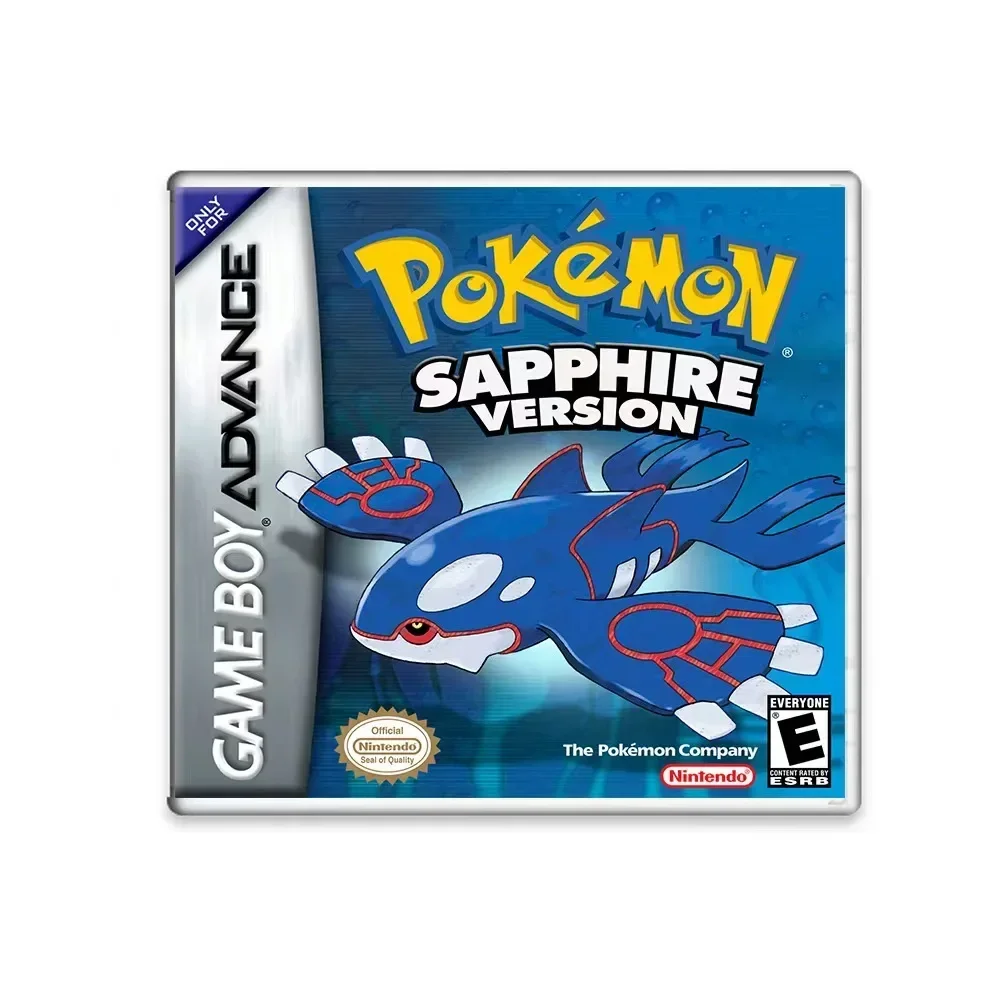 Lot De 5 Jeux Pokémon Game Boy Advance (GBA) - Rubis, Saphir, Émeraude, Vert, Rouge - NEUFS Sans Boîte