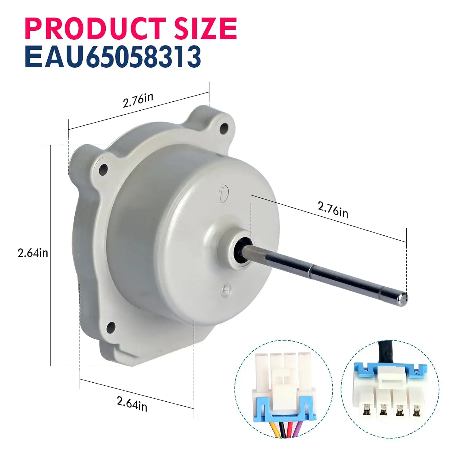 EAU65058313 Refrigerator Evapoartor Fan Motor EAU63103001 Fit for L G Ken-more freezer ODM-056F-13 AP7178307 PS16662420