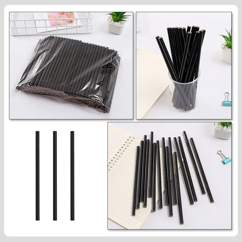 3 Pcs Colored Pencil Drafting Special Pencils Versatile Drawing Pens Glass Materials Multipurpose Painting Black