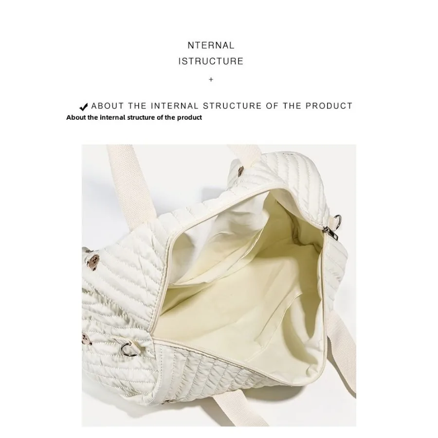 حقيبة سفر مطرزة جديدة، حقيبة أمتعة ذات سعة كبيرة، حقيبة تخزين خفيفة الوزن، حقيبة بوسطن #4