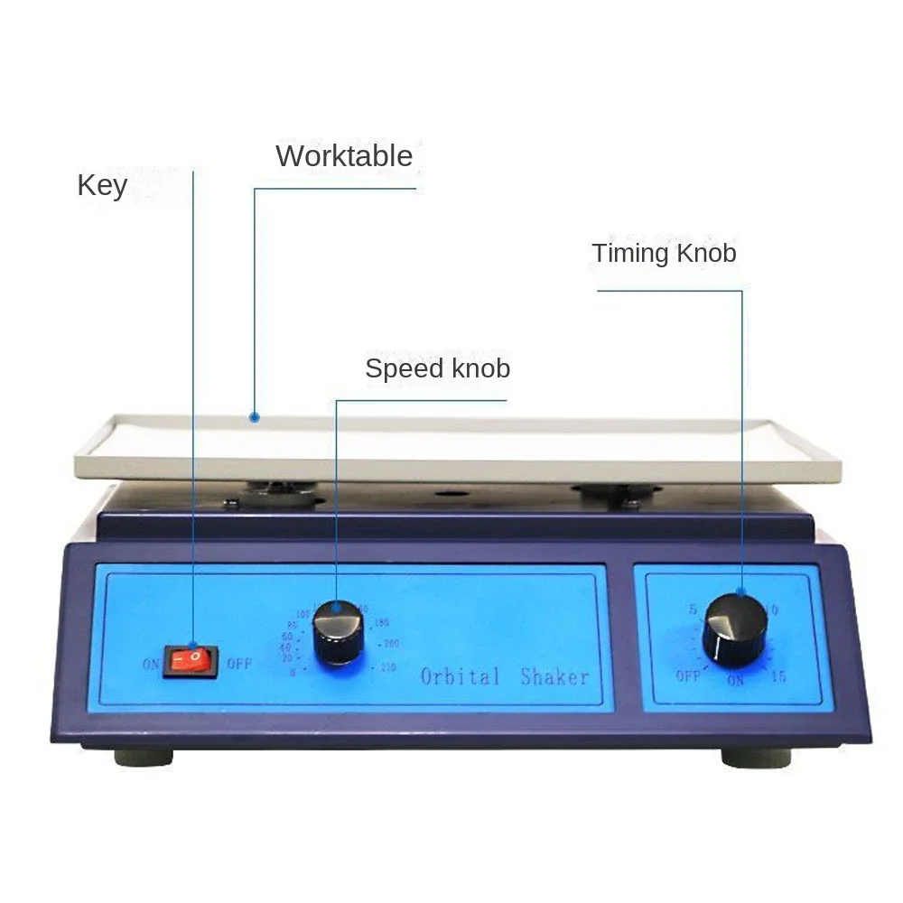 Adjustable Variable Speed Orbital Oscillator Rotator Shaker Laboratory Rotary Oscillator Mixer Lab Orbital Rotator Shaker 30W