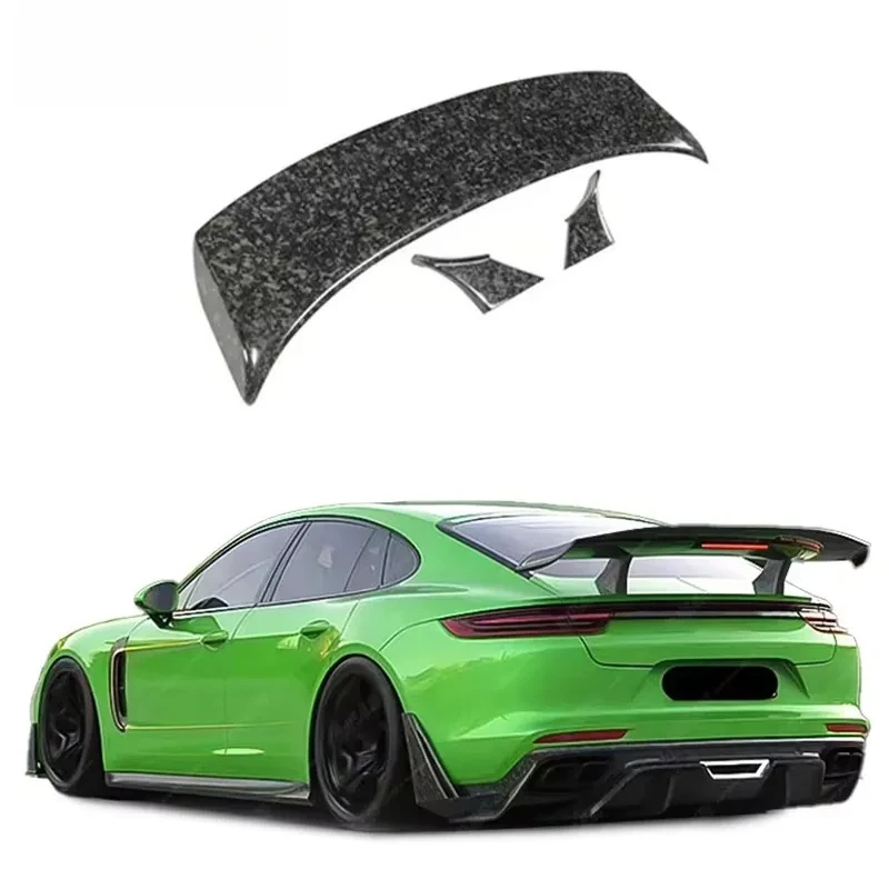Car Accessories 2017-2020 SD Style Spoiler for 971 Carbon Fiber Spoiler Rear Wing