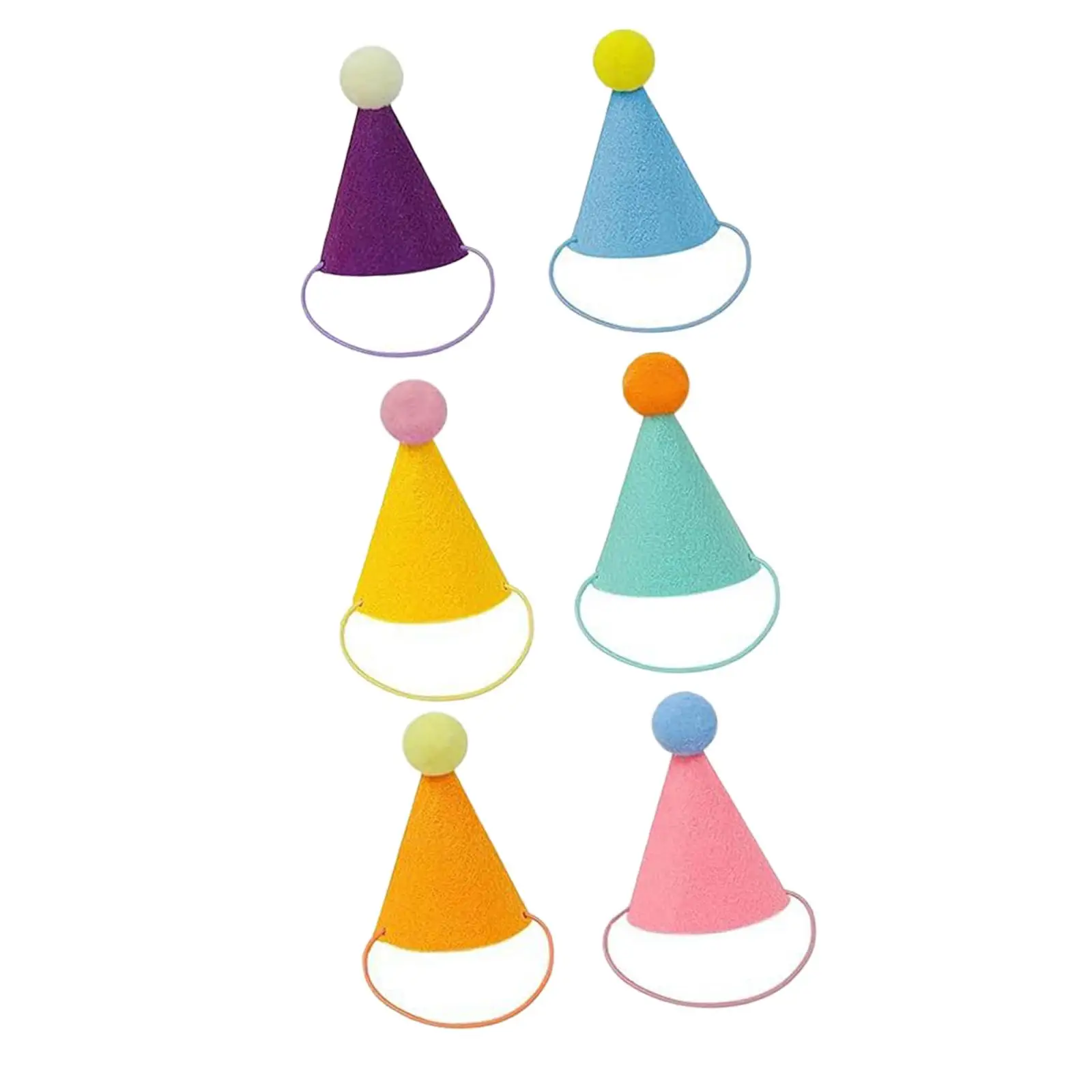 Colorful Pet Birthday Hat Non Woven Puppy Kitten Costume Cap for Small Dog Cat Party Photo Props Colorful Pet Birthday Hat Non Woven Puppy Kitten Costume Cap for Small Dog Cat Party Photo Props