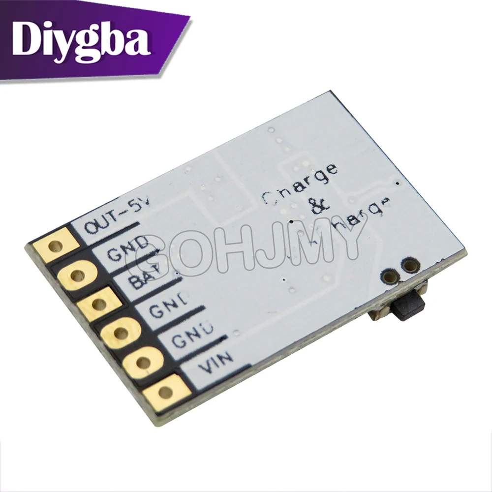 2A 5V integrated charging and discharging module 3.7V/4.2V lithium battery boost charging and discharging protection