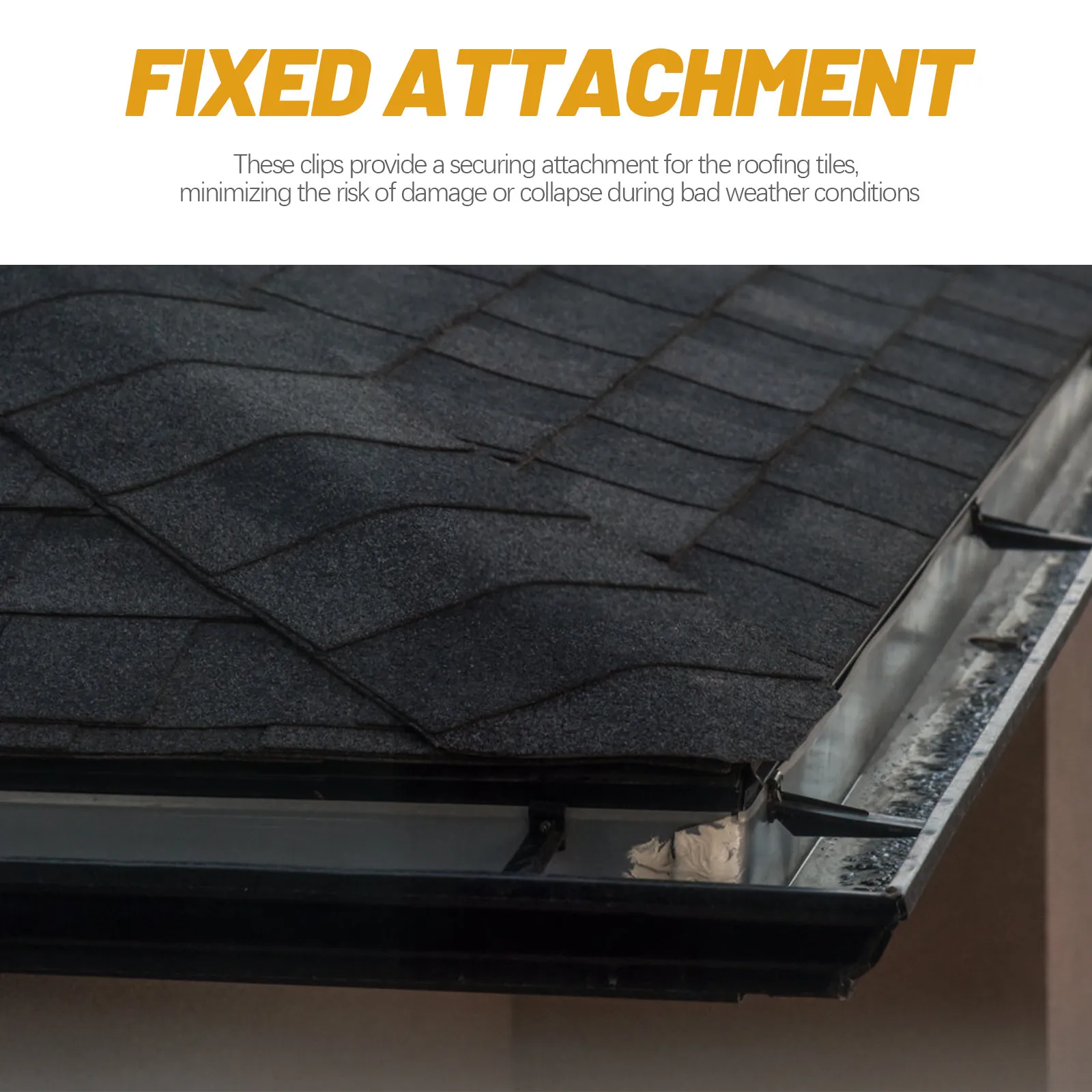 

20Pcs Stainless Steel Roof Tile Clips Heavy Duty Siding Clips for Secure Roofing Attachment in Harsh Weather Conditions