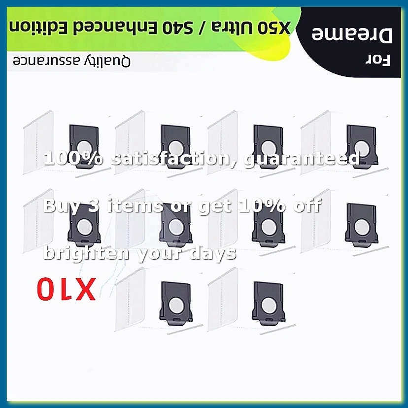 Fit for X50 Ultra / S40 Enhanced Edition Vacuum Parts Dust Bag Robotic Vacuum Cleaner Accessories