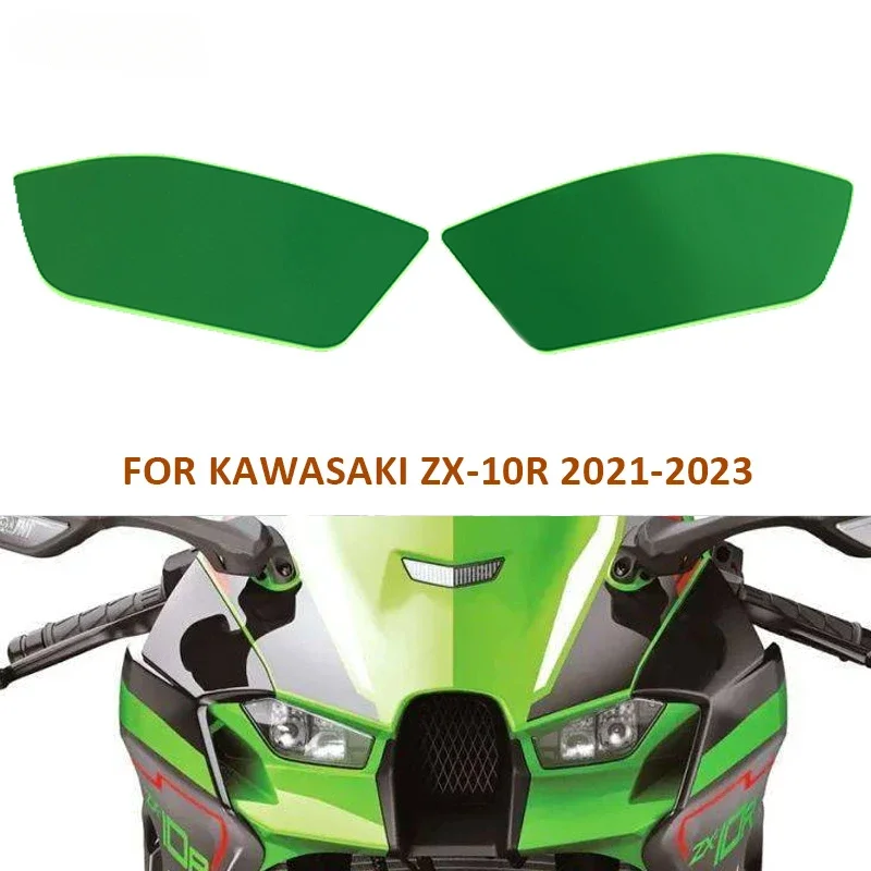 

2023 2022 2021 ZX 10R Motorcycle Headlight Guard Head Light Lens Cover Protector For KAWASAKI ZX-10R ZX10R 2021-2023