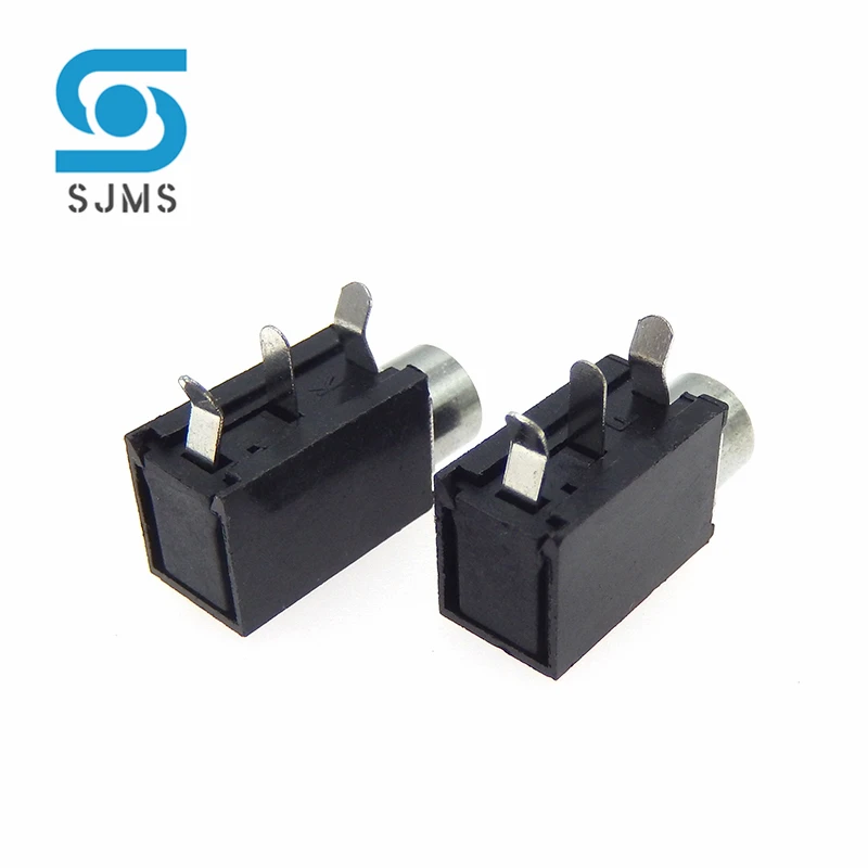 5/10 PCS  Headphone Jack Socket PJ316 PJ316M 3 Pin 3.5mm Audio Jack Socket for Headphone With Nut PJ-316M PJ-316