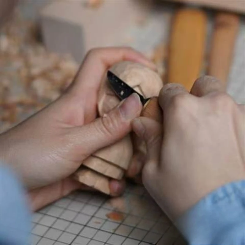 Carving Knives Handmade DIY Carving Knife Wood Carving Knives Fine High Carbon Steel Knife A Beech Wood Handle Woodworking Tools