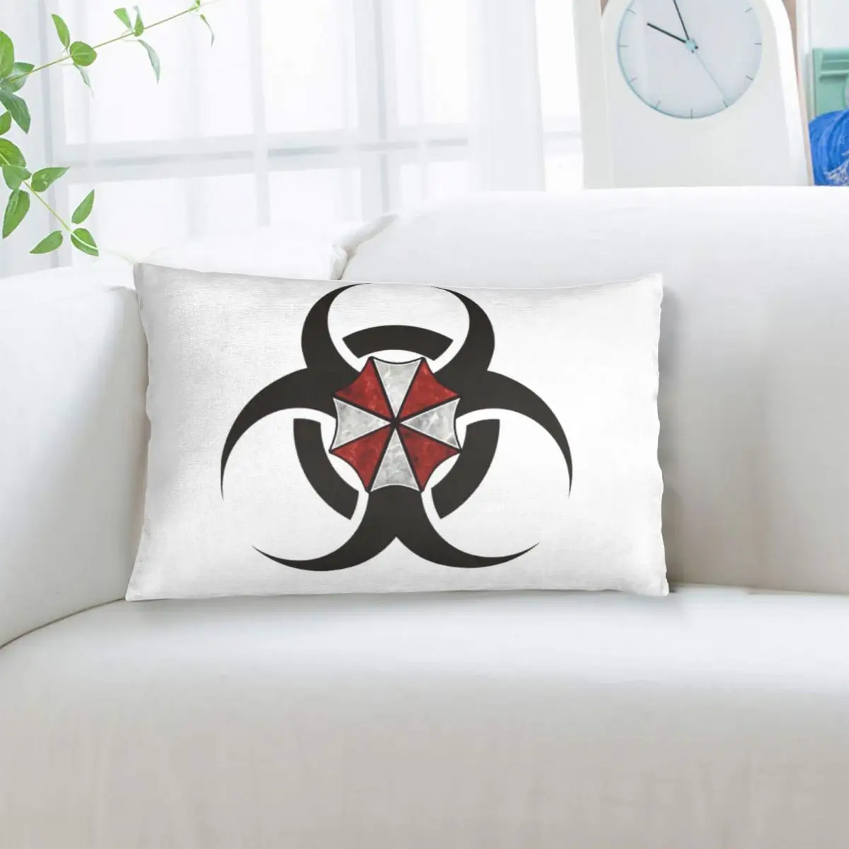 Umbrellas Biohazard Countermeasure Rectangle Pillowcase Cushion Cover Decorative Bedroom Bed Home Comfort Throw Pillow