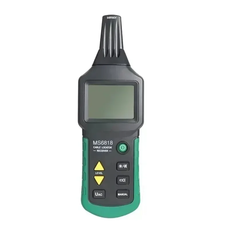 MS6818 Cable Tester Metal Pipe Finder Underground Professional Cable Locator Short Circuit Interruption Detection 12-400V AC/DC