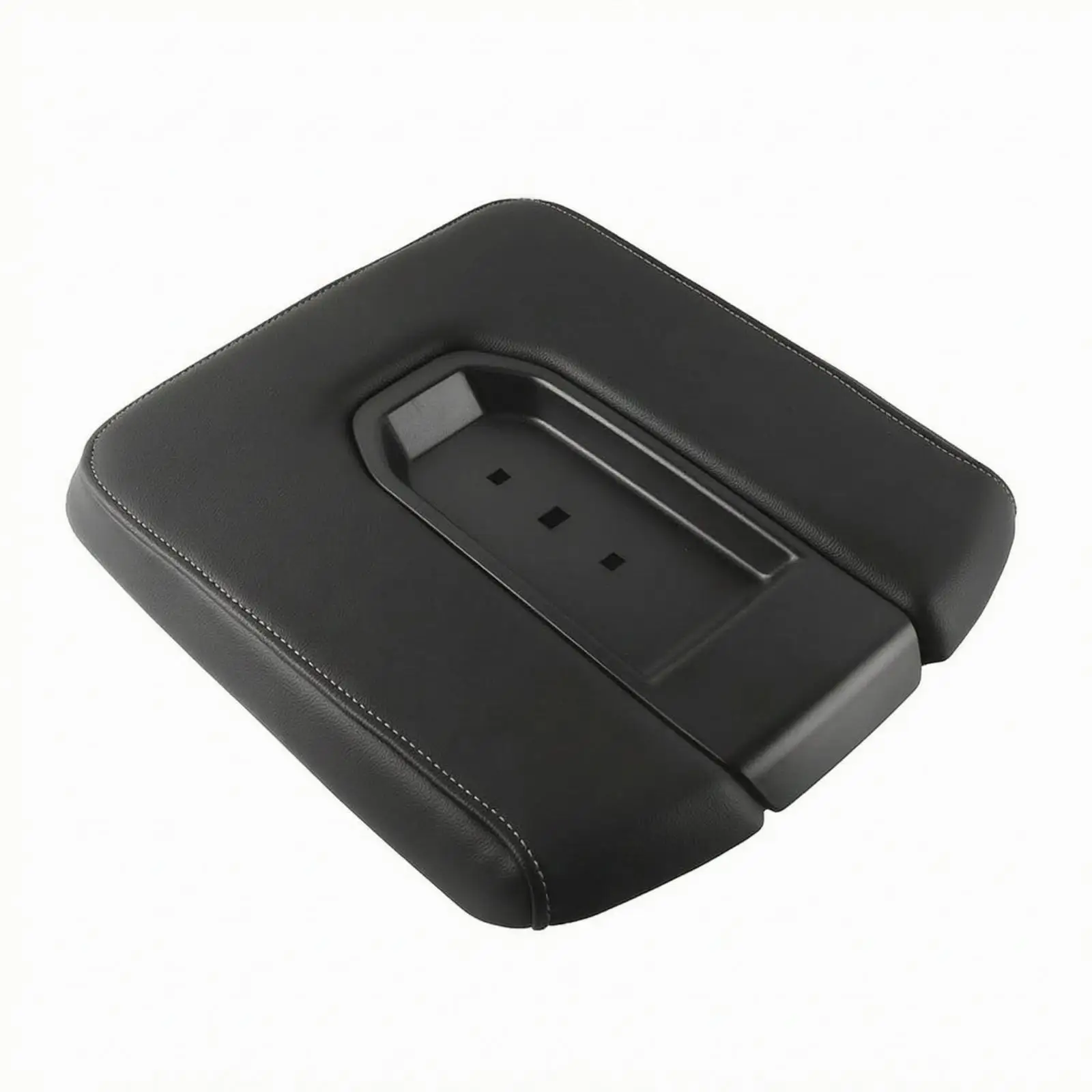 Leather-Textured Armrest Cover Direct Replacement Part, Center Console Lid, for Road Trips